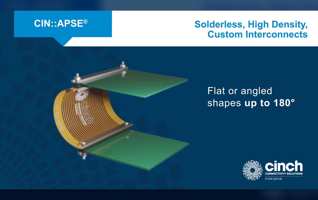 Cinch Connectivity Solutions CIN::APSE Solderless, High Density, Custom Interconnects